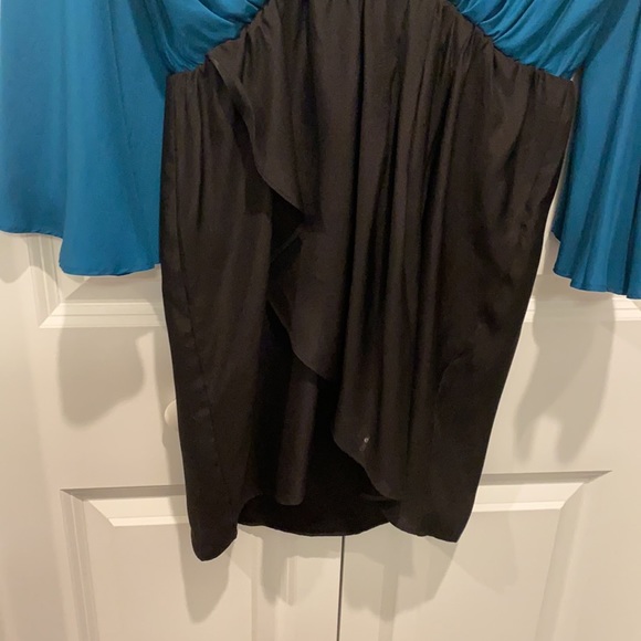 Blaque label teal and black dress - Picture 3 of 5